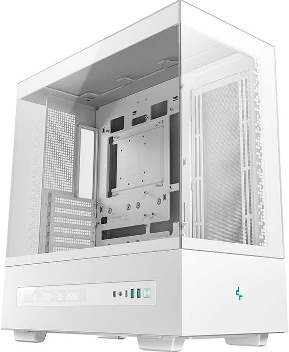 

Корпус ATX Deepcool CH690 DIGITAL WH без БП, боковая панель из закалённого стекла, 2*USB 3.0, USB Type-C, CH690 DIGITAL WH