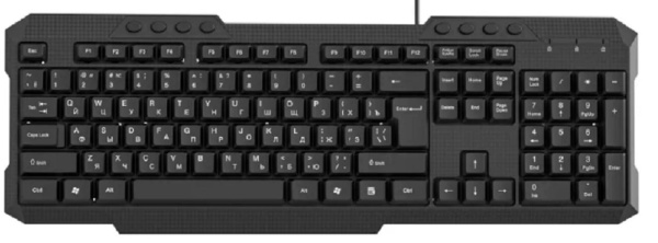 Изображение товара Клавиатура CBR KB 302 M - компактная и надежная для работы и игр