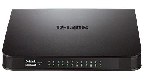

Коммутатор неуправляемый D-link DES-1024A/E1B 24xUTP 10/100, Small case, DES-1024A/E1B
