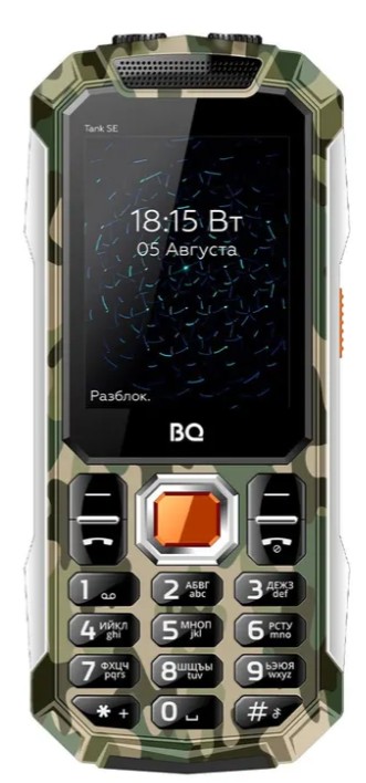 

Мобильный телефон BQ 2432 Tank SE Military Green 2.4", BT, SIM:2, 2500 mAh, 2432 Tank SE Military Green