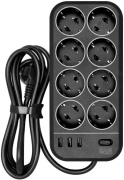 фото Сетевой фильтр  Powercom SP-08 USB03AB 1.8M