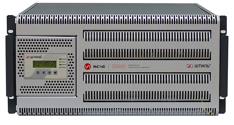 

Стабилизатор Штиль ИнСтаб IS3320RT 20кВА/16кВт, трехфазный, инверторный, испол. вертикальное/горизонтальное, IP20, ЖК-дисплей, светодиодная индикация, ИнСтаб IS3320RT