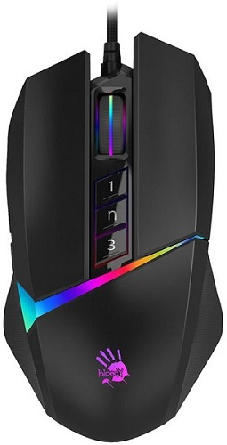 Изображение товара Игровая мышь A4Tech Bloody W60 Max с RGB подсветкой и 10000 dpi
