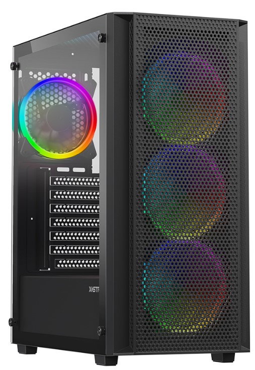 

Корпус ATX Xastra A311 4FRGB без БП, боковая панель из закалённого стекла, 2*USB 2.0, USB 3.0, A311 4FRGB