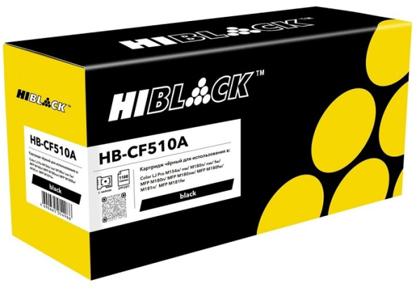Изображение товара Картридж Hi-Black HB-CF510A Черный для HP