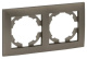 фото Рамка двойная  EKF EWM-G-302-40
