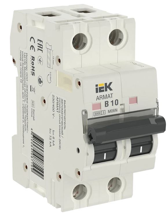 Автоматический выключатель IEK AR-M06N-2-B010