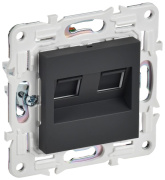 фото Розетка компьютерная IEK SK-K20-2-K53