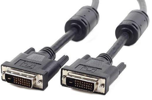 Кабель интерфейсный DVI-DVI Cablexpert CC-DVI2-6 1.8 м, 25M/25M, dual link, экран, феррит.кольца, пакет