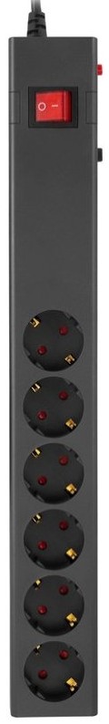 

Сетевой фильтр Buro 600SE-16-3-B 3м (6 розеток) черный (коробка), 600SE-16-3-B