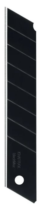 

Лезвие сменное Kraftool BLACK MAX 09602-18-S10 Kraftool 18мм. лезвия сегментированные, 8 сегментов, 10шт., BLACK MAX