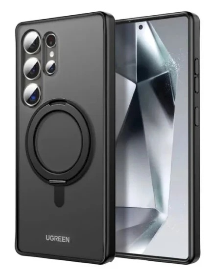 

Защитный чехол UGREEN CA186 65511_ с магнитной подставкой на 360° для Samsung Galaxy S25 Ultra, черный, CA186