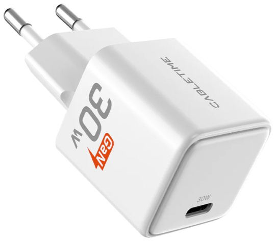 Изображение товара Зарядное устройство CABLETIME GA30W быстрый заряд USB-C 30 Вт