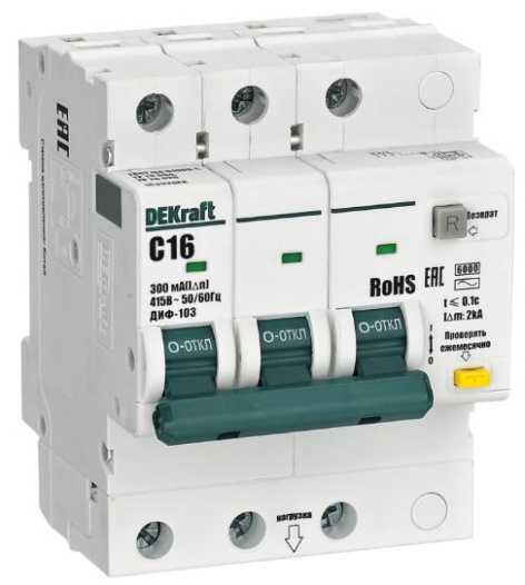 Изображение товара Автомат DEKraft 16392DEK - защита электросетей и безопасность