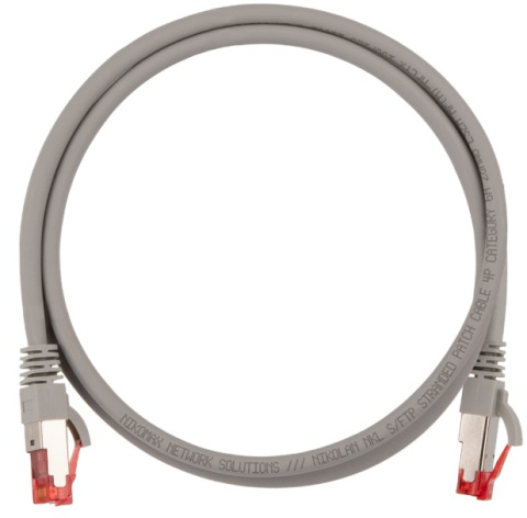 фото Кабель патч-корд S/FTP 6А кат. 2м  NMC-PC4SA55B-020-SL-C-GY в Екатеринбурге