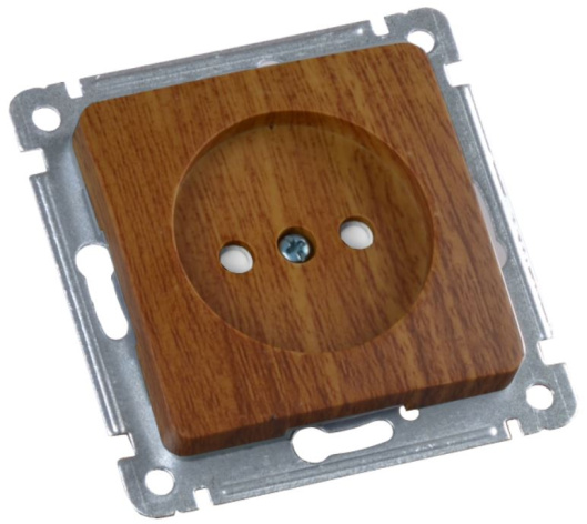 Изображение товара Розетка с заземлением HEGEL РС16-402-05 для безопасного подключения электроприборов