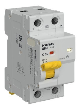 Изображение товара Устройство защиты от дугового пробоя IEK KA-DP11-1-032-C 230 В 2 полюса