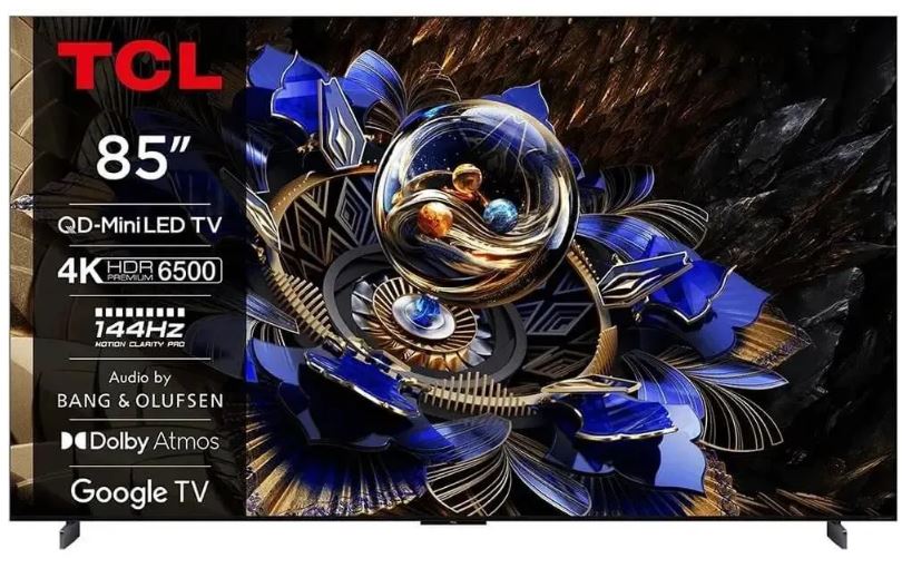 

Телевизор TCL 85X11K QLED 85" черный 4K Ultra HD 144Hz MEMC DVB-T DVB-T2 DVB-C DVB-S DVB-S2 USB WiFi Smart TV, 85X11K