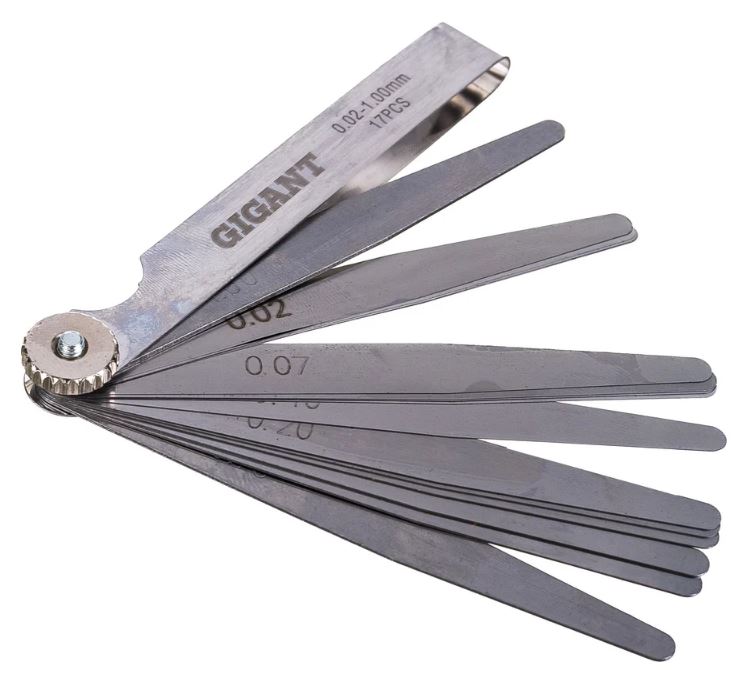 

Набор Gigant GGS-17 измерительных щупов 17 шт., 0,02-1,00 мм, GGS-17