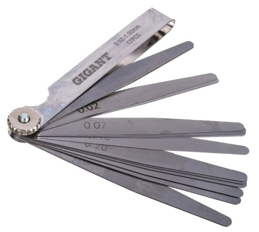 Изображение товара Набор щупов Gigant GGS-17 из 17 инструментов в металлической упаковке