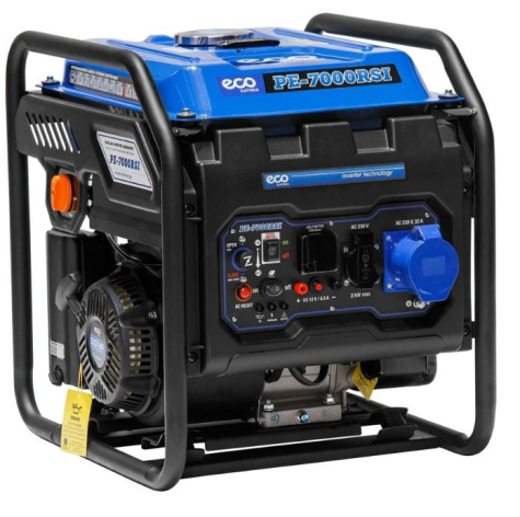 Изображение товара Генератор ECO PE-7000RSI EC1563-9 - бензиновый, 7 кВт, с защитой