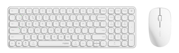 Изображение товара Беспроводной комплект клавиатура и мышь Rapoo 9320M-WHT белый