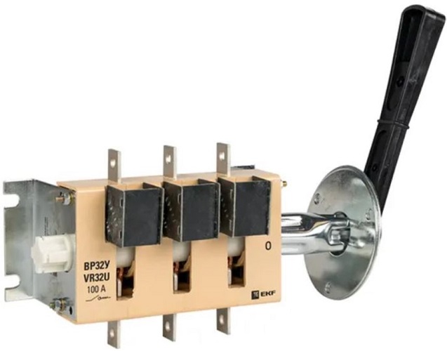

Выключатель-разъединитель EKF uvr32-31b31250 ВР32У-31В31250 100А 1 направ. с д/г камерами съемная левая/правая рукоятка MAXima, uvr32-31b31250