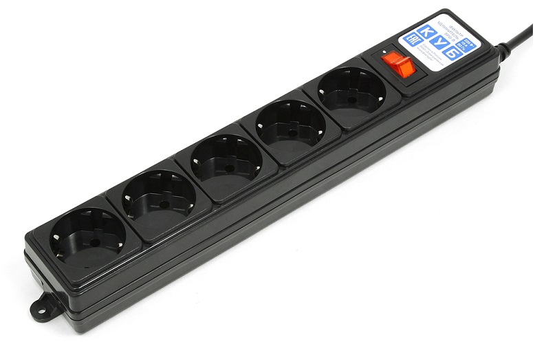 

Сетевой фильтр Power Cube SPG-B-0,5M-BLACK 0,5 м 5 розеток (черный) 10А/2,2кВт, SPG-B-0,5M-BLACK