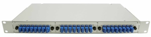фото Кросс оптический стоечный 19" стационарный 1U NTSS NTSS-RFOB-1U-24-SC/U-9-SP1.5G1AY в Казани