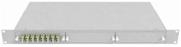 Изображение товара СКРУ-1U-16LC/U-SM-8AD+16PT/G-GR — стоечное кроссовое устройство Vimcom