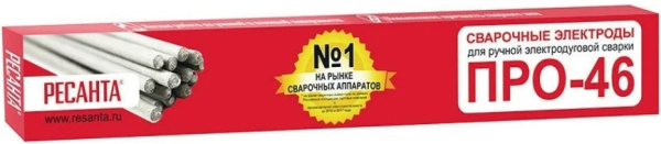 Изображение товара Электрод Ресанта ПРО-46 - 46 мм, 300 мм, Оборудование для сварки