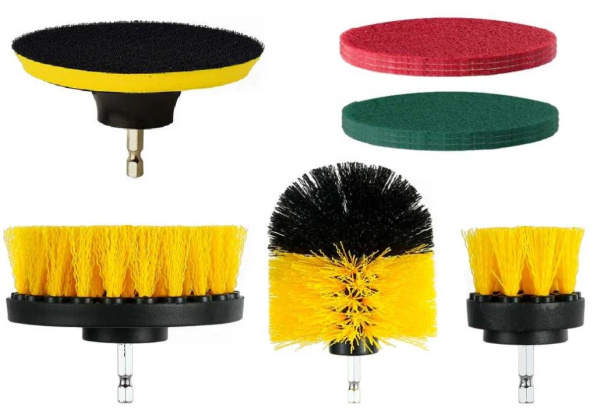 Изображение товара Набор щеток для дрели RETIC DBRUSH 6 шт для химчистки и детейлинга