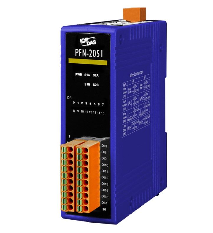 

Модуль ICP DAS PFN-2051 CR PROFINET I/O Module (Isolated 16-ch DI) (RoHS), PFN-2051 CR