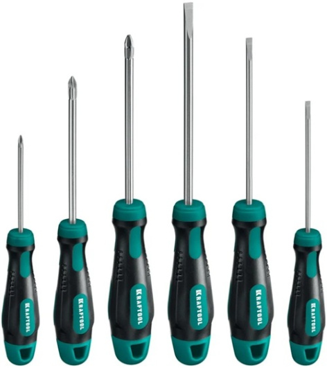 Изображение товара Набор отверток Kraftool Х-Drive-6 универсальный качественный инструмент