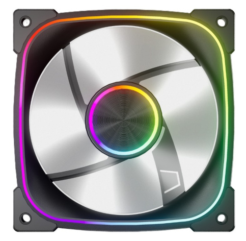 Изображение товара Вентилятор 1STPLAYER F7R Black с ARGB-подсветкой для корпуса