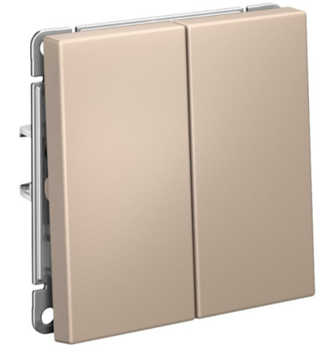 фото Выключатель двухклавишный  Systeme Electric GAL001217 в Красноярске