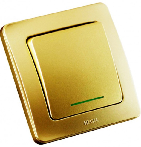 Изображение товара Переключатель одноклавишный HEGEL ВС16-362-07 для электрической проводки