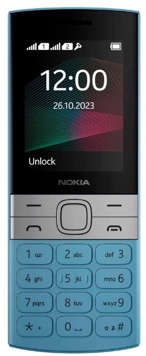 

Мобильный телефон Nokia 150 TA-1582 DS 286838555 EAC BLUE, 150 TA-1582 DS