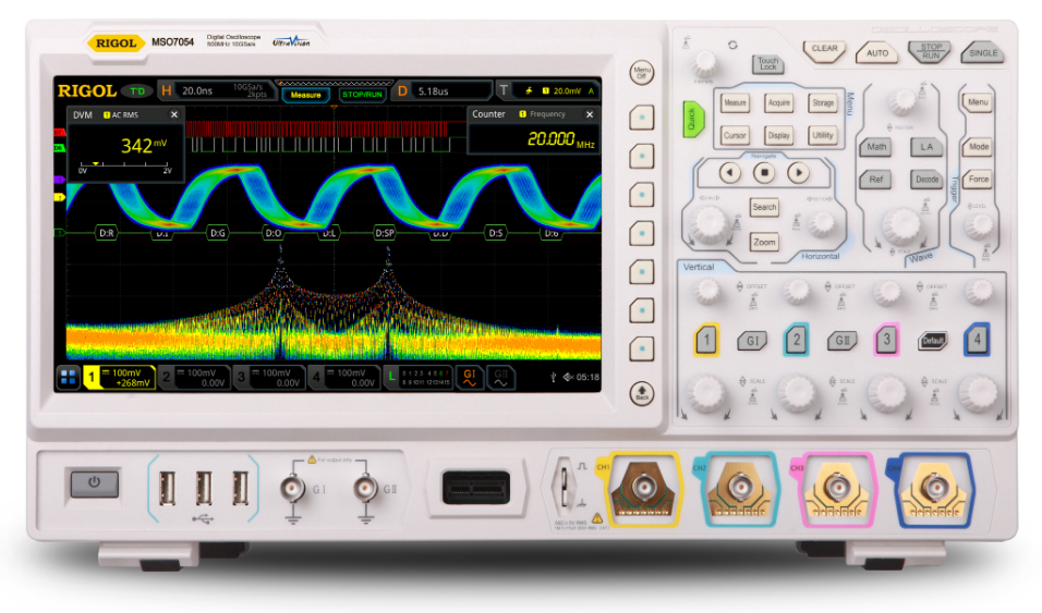 

Осциллограф Rigol MSO7024 200MHz BW,4Channel,10GSa/s ,16 Digital Logic Channel, MSO7024