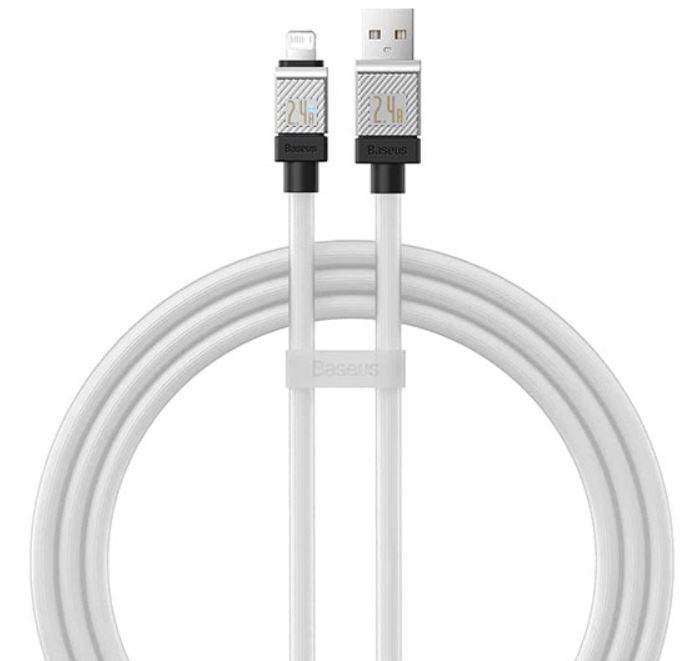 

Кабель интерфейсный Baseus CAKW000402 CoolPlay 1m White, CAKW000402
