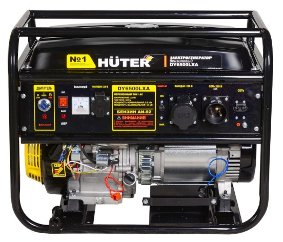Изображение товара Генератор бензиновый Huter DY6500LXA