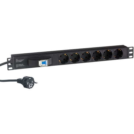 фото Блок розеток  Exegate ServerPro PDU-19H610 Al-6S-EU2.5CU-1P в Уфе