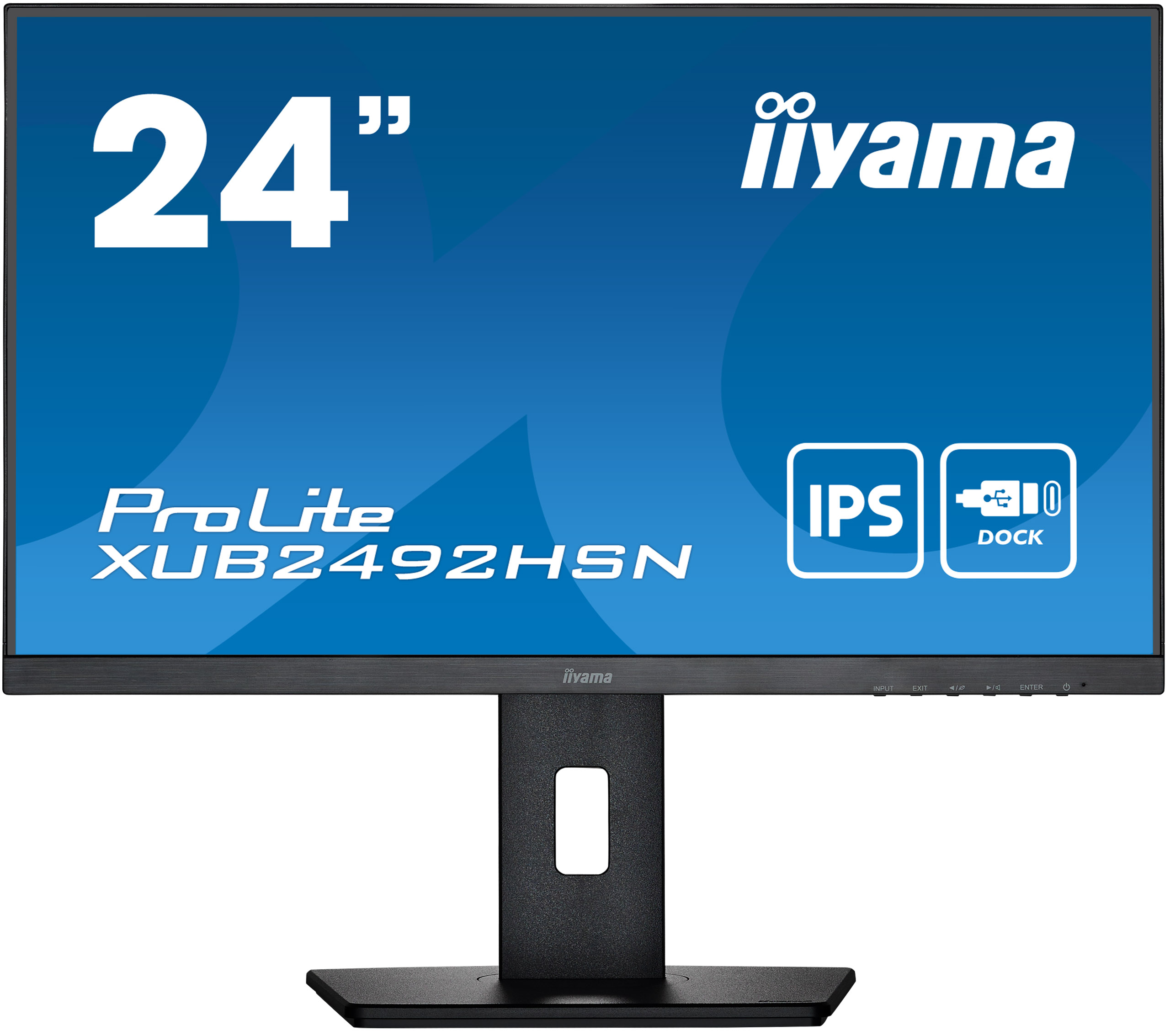 

Монитор 23,8" Iiyama ProLite XUB2492HSN-B5 1920x1080, 4ms, 250кд/м2, 1000:1, 80000000:1, 178°/178°,IPS, 16:9, 75Hz, HDMI, HAS Piv, DP FHD, USB, ProLite XUB2492HSN-B5