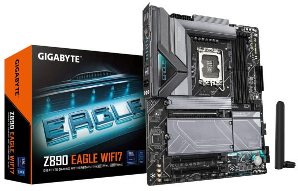 Изображение товара Материнская плата GIGABYTE Z890 EAGLE WIFI7 для игровых и профессиональных ПК