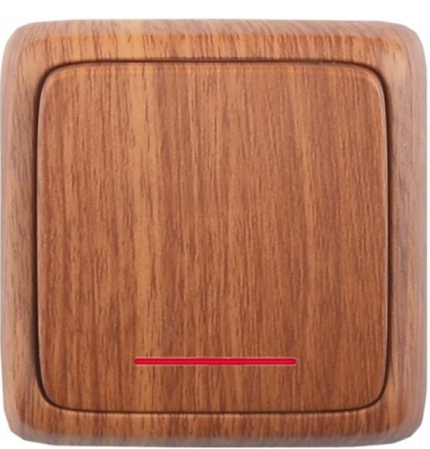 Изображение товара Выключатель одноклавишный HEGEL ВА16-114-05 для дома и офиса