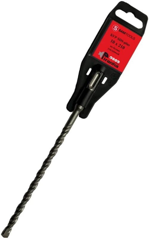 

Бур по бетону ООО САМ SAMC-008210210 SDS-plus 10х210 PIRANHA, SAMC-008210210