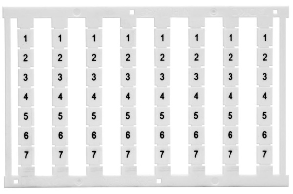 Изображение товара Маркировка для клемм DKC NUPUTUK-5F-1-12V