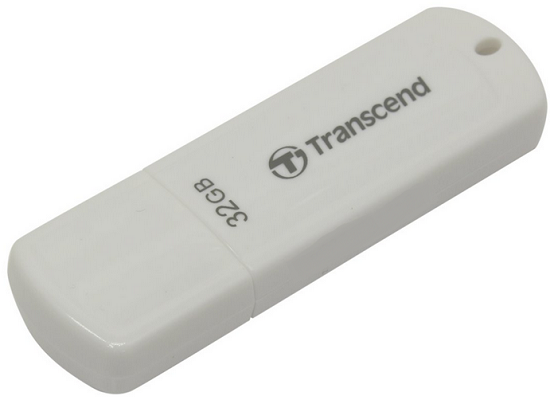 

Накопитель USB 2.0 32GB Transcend JetFlash 370 TS32GJF370 белый, JetFlash 370