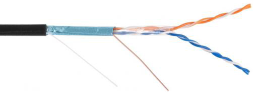 

Кабель витая пара F/UTP 5e кат. 2 пары Netlan EC-UF002-5-PE-BK 24AWG(0.47 мм), медь, одножильный (solid), внешний, PE, чёрный, уп/305м, EC-UF002-5-PE-BK