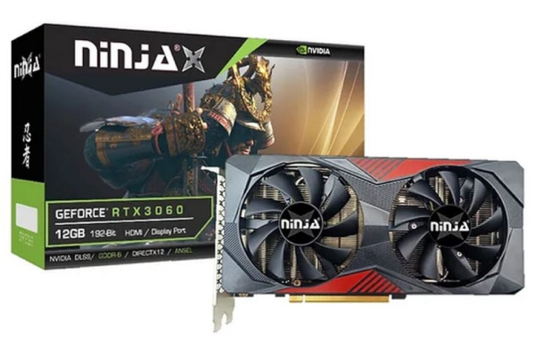 Изображение товара Видеокарта Sinotex GeForce RTX 3060 Ninja NF306F126F для игр и графики